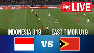 🔴 LANGSUNG : Indonesia U19 vs Timor Timur U19 | Kejuaraan AFF U19 2024 -Simulasi permainan video