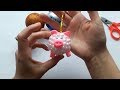 Гламурная свинка символ 2019 своими руками Поделки своими руками piggy  Christmas tree toy