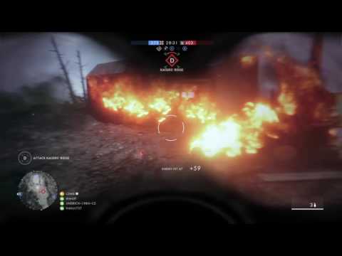 Battlefield™ 1 Clearing a bunker with flamethrower.