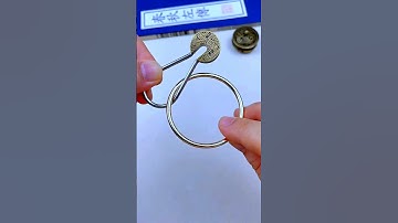 Only a Genius Can Solve This Golden Ring Puzzle in One Move! #puzzleday #brainteaser #puzzle #quiz