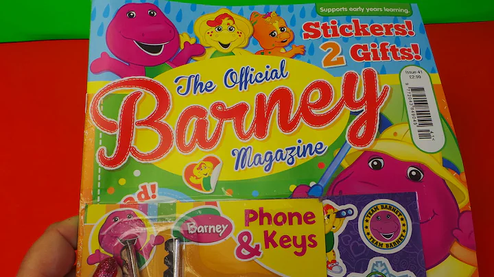 OFFICIAL BARNEY THE DINOSAUR GREAT ADVENTURE MAGAZ...