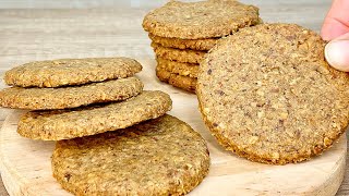 Oatmeal cookies for breakfast! I don't eat sugar! Healthy cookies without flour and sugar!