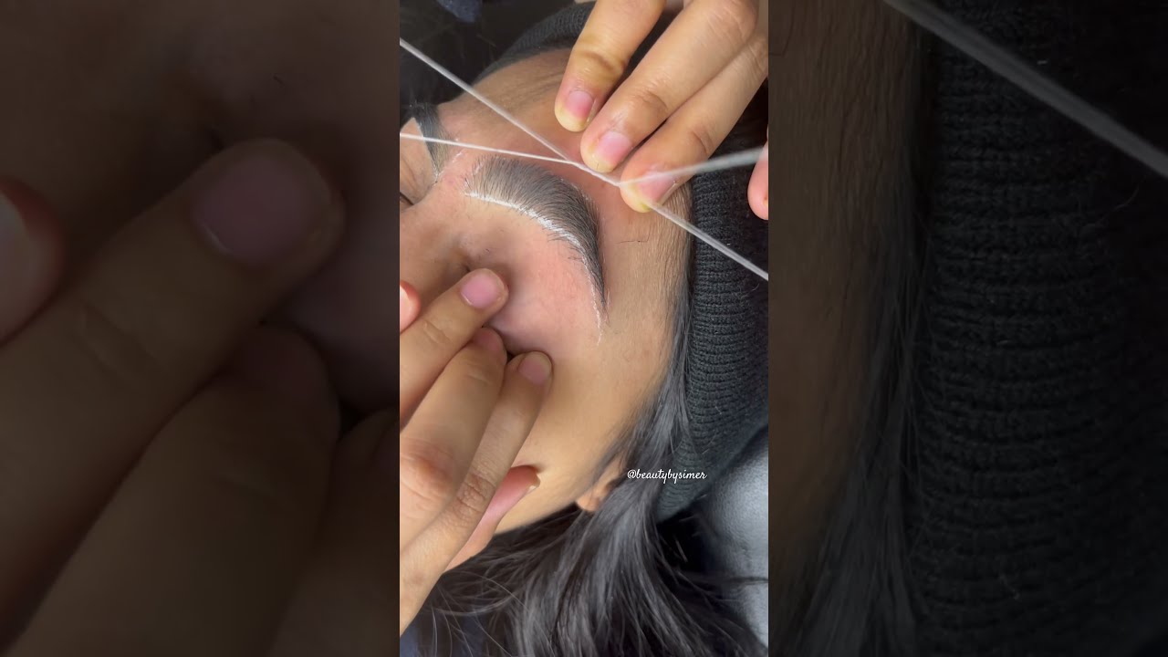 Satisfying Eyebrows Waxing Results Eyebrowsthreading Shorts