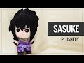 REQUEST CHALLENGE | UCHIHA SASUKE PLUSH DIY | NARUTO SHIPPUDEN