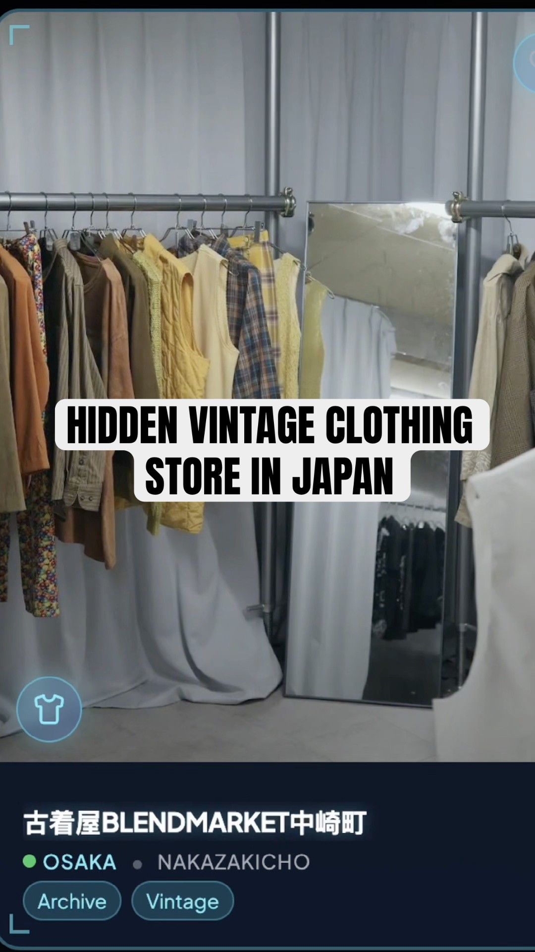 Hidden Vintage / Designer Clothing Store in Osaka & Kyoto
