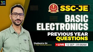 Basic Electronics, SSC JE Previous year Questions (pyq's) by Shailendra Sir