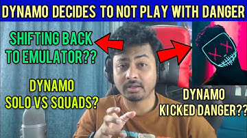 DYNAMO ANGRY ON HYDRA DANGER? | DYNAMO ON SHIFTING BACK TO EMULATOR | DID DYNAMO KICK HYDRA DANGER?