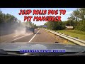 Jeep Wrangler rolls after ASP PIT Maneuver - Drugs & Counterfeit Money WELCOME TO ARKANSAS! #pursuit