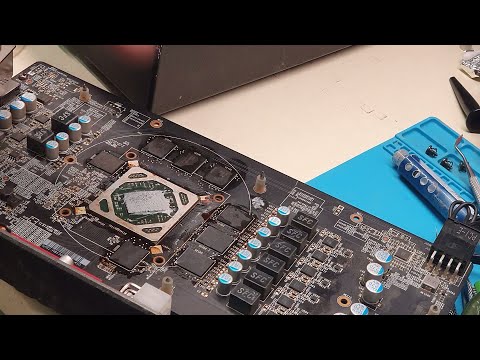 Часть 2 - MSI Armor RX580 8гб. Поиск неисправных чипов памяти.