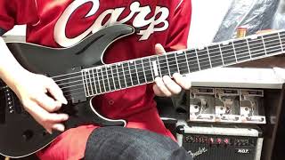 BABYMETAL DEATH - Shin ver. - (Live) R / BABYMETAL 7弦(drop-A)で弾いてみた (Guitar cover)