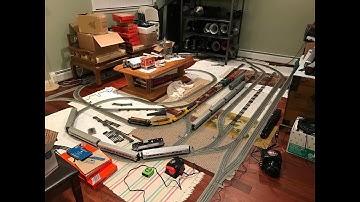 Testing Out Lionel ZW Transformer, Large Outer Loop, & New Track Sidings On My O Gauge Layout