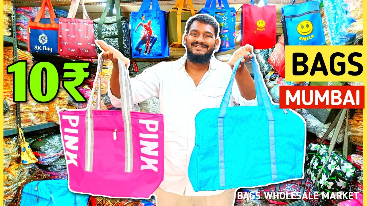 Ladies Bags Purse Wholesale Market Mumbai| Bags Manufacturer | Madanpura |  Handbag Sling Bag Potli - YouTube