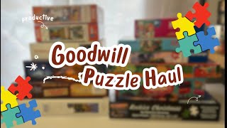Goodwill Puzzle Haul Reveal //  Thrifted Jigsaw Puzzles I Bought