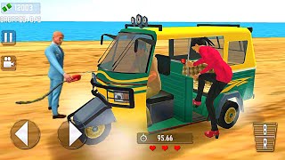 Offroad Auto Rickshaw Driving Simulator - Crazy Tuk Tuk Driver Game - Android GamePlay RXPMXFHG screenshot 5