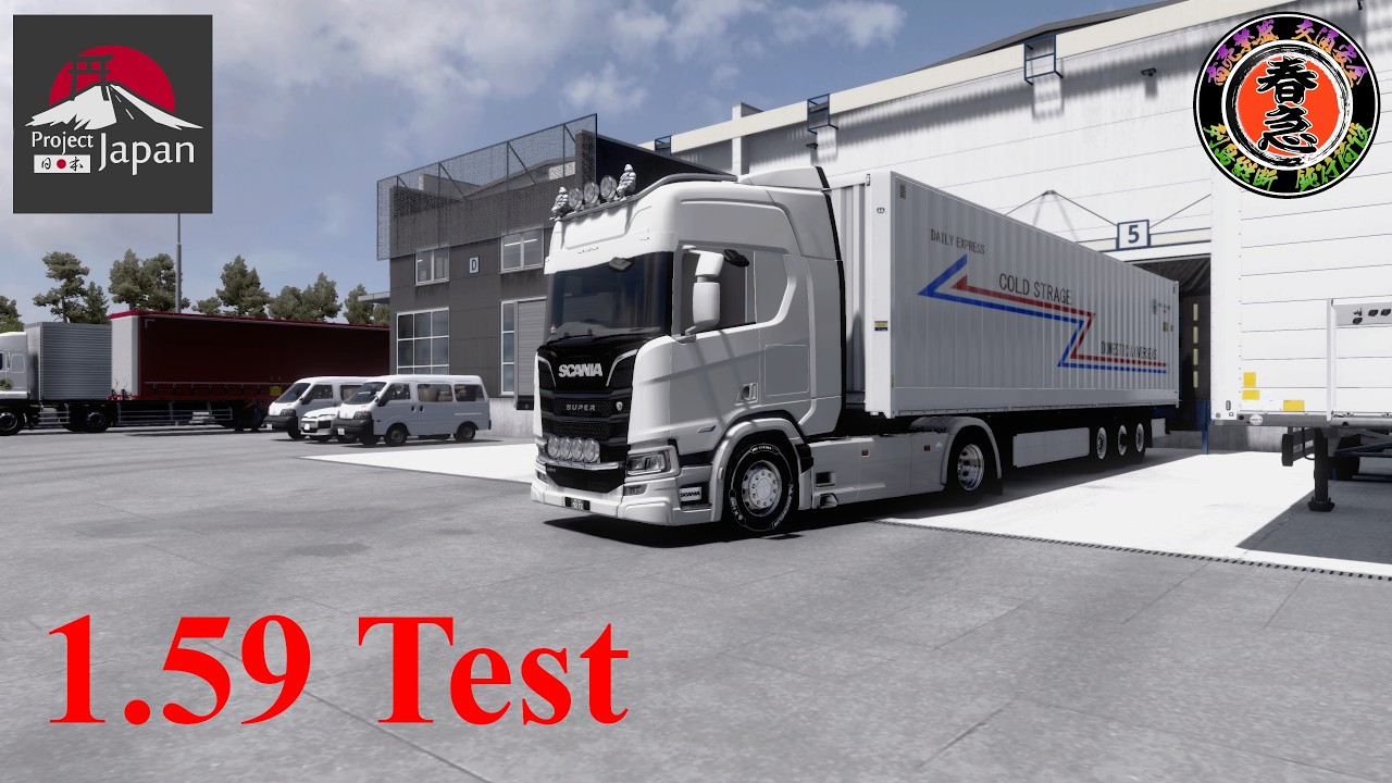 ETS2ライブ(ｱｰｶｲﾌﾞ） PJ 1.59 test - YouTube
