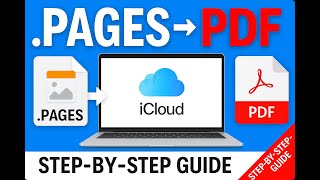 How to Convert a .PAGES File to PDF on Windows PC | iCloud Step-by-Step Guide