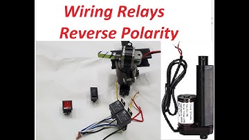 2 relay polarity reversing wired to switch and dc motor  color code wiring diagram