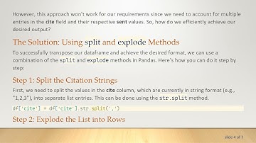 How to Transpose Dataframe in Python Pandas