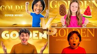 RYAN'S 🆚 LIKE NASTYA 🆚 FAZE RUG 🏆 GOLDEN BATTLE!