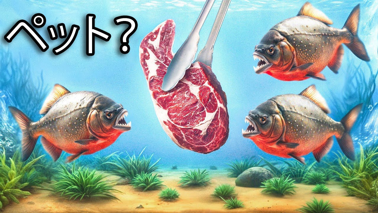 本当にピラニアをペットにしてみた！マジで！