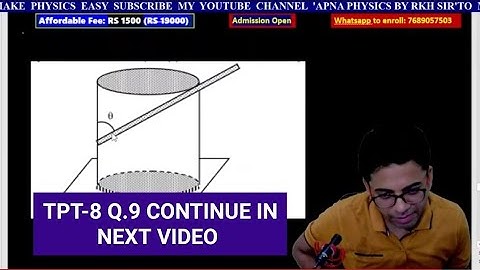 TPT-8 QUESTION-9 ALSO CONTINUE IN NEXT VIDEO DISCUUSION FOR AIR LESS THAN 500 BY RKH SIR