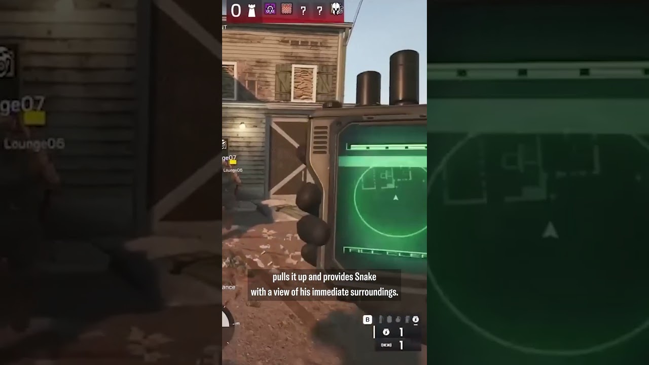 📡 Solid Snake is bringing a handheld Soliton Radar Mk. III to Rainbow Six Siege!