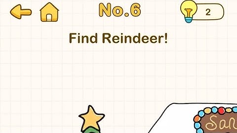 Find Reindeer | Brain Out Save Santa Level No. 6 Walkthrough Solution