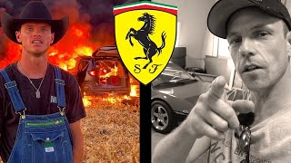 Ferrari owner calls out Whistlin Diesel mindless destruction