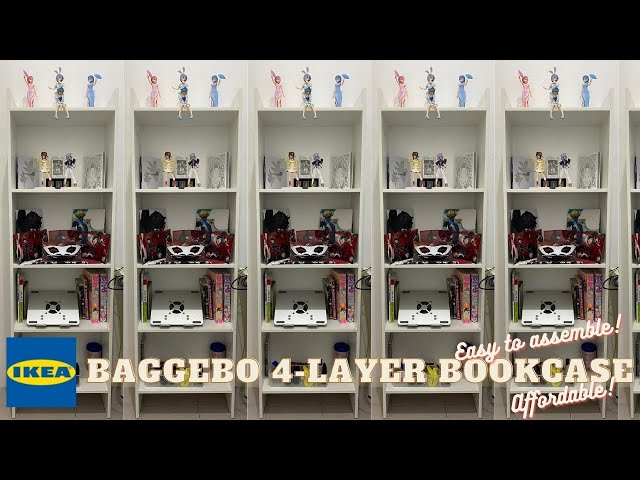 IKEA Baggebo 4-layer Bookcase (Affordable and easy to assemble