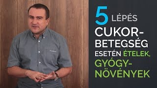 5 lépés Prediabétesz + Cukorbetegség esetén