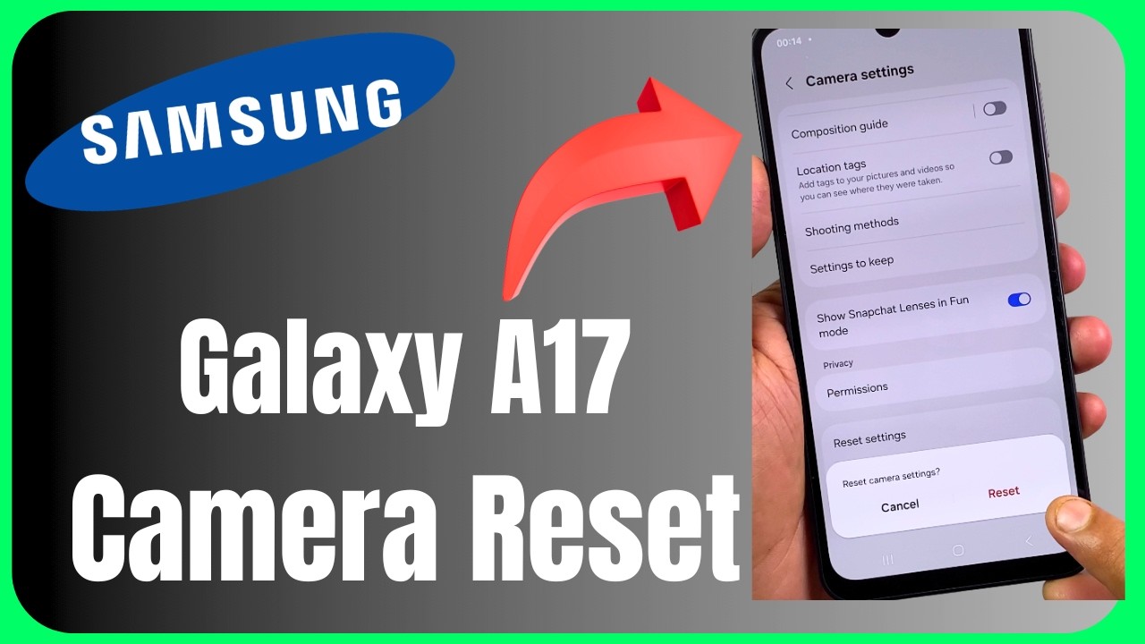 📸 Camera Not Working? Reset Samsung Galaxy A17 Settings 😱📱 - YouTube