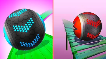 Going Balls VS Rollance Ball, Android iOS Gameplay | Walkthrough , Ball Colour Run  New Update