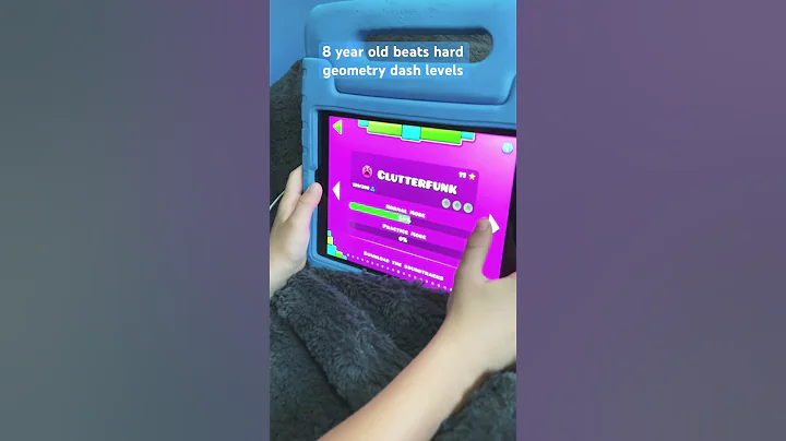 My cousin beat finger dash in geometry dash!