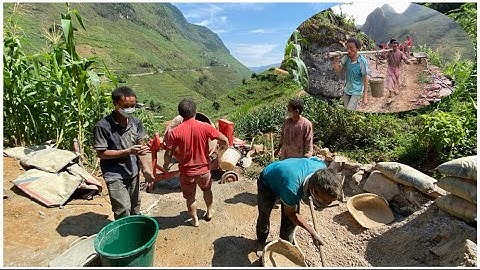 (T4) Cùng Chú Nguyễn Tất Thắng Tổng Lực Giúp Bà Con Đổ Đường Căng Đét Ngôi làng cô đơn Hấu Chua