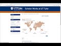 Submission Process: Scholar Works at UT Tyler