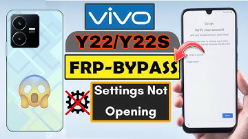 Vivo Y22 / Y22s FRP bypass 2025 | VIVO Y22, Y22s Google Account Bypass Android 14 settings not open