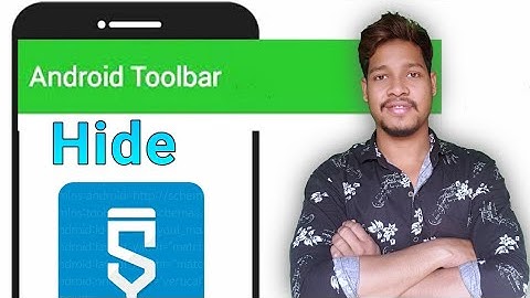 Action bar hide with navigation in sketchware/Aaura Technical