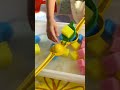 Trying viral toddler activities I see online #sensoryplay #toddleractivities