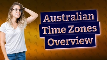 Do Australian states have different time zones?