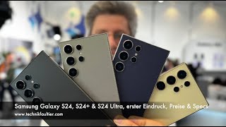 Samsung Galaxy S24, S24+ & S24 Ultra, erster Eindruck, Preise & Specs image