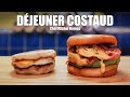 Le déjeuner rapide et facile parfait pour tenir toute la journée | Sauce fromagère, bacon et œufs ! thumbnail