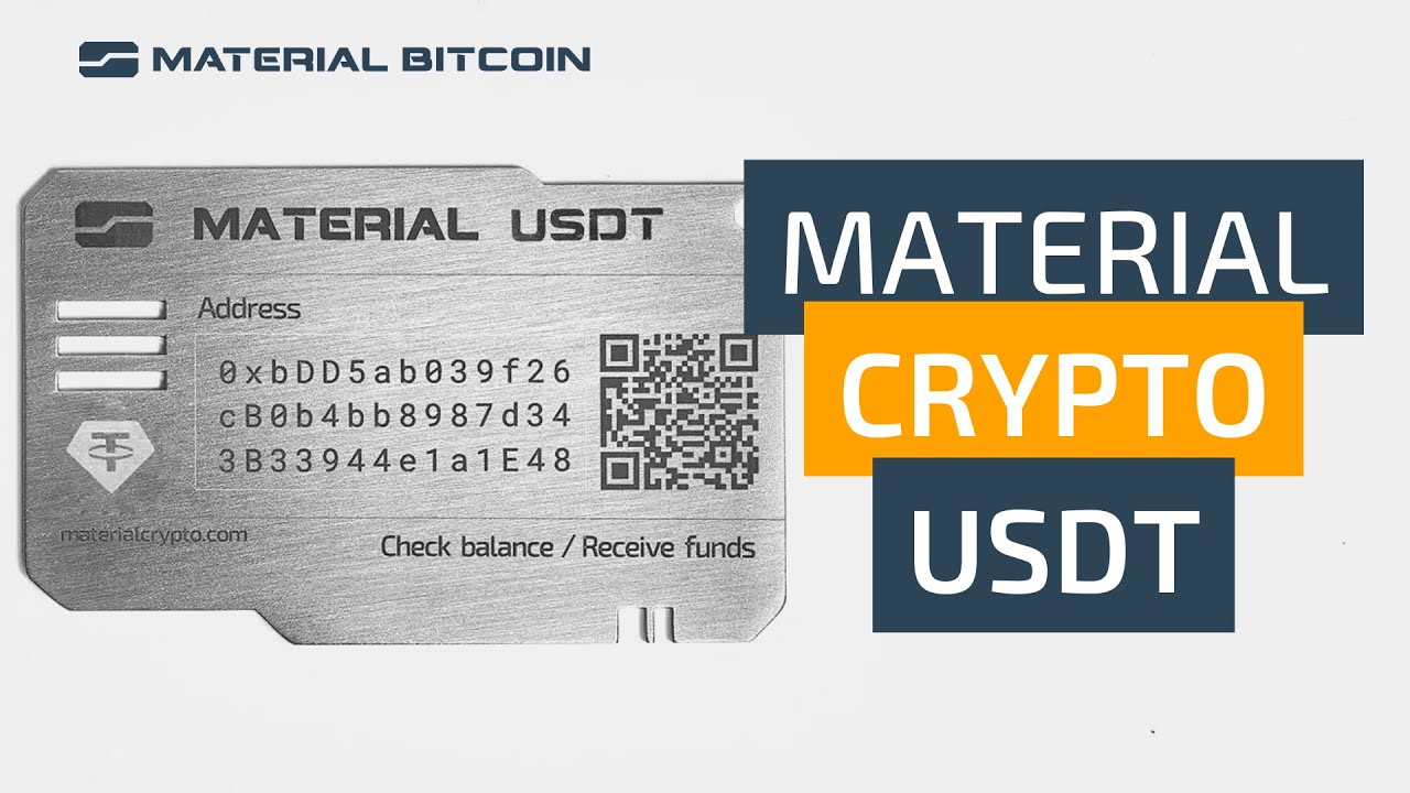Wallet Fría USDT - Billetera Fría USDT de Material Bitcoin