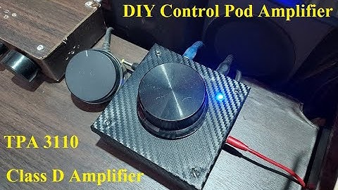 DIY 2.1 Control Pod Amplifier / CLass d + Class AB Amplifier / Homemade 2.1 Amplifier/ The technoboy