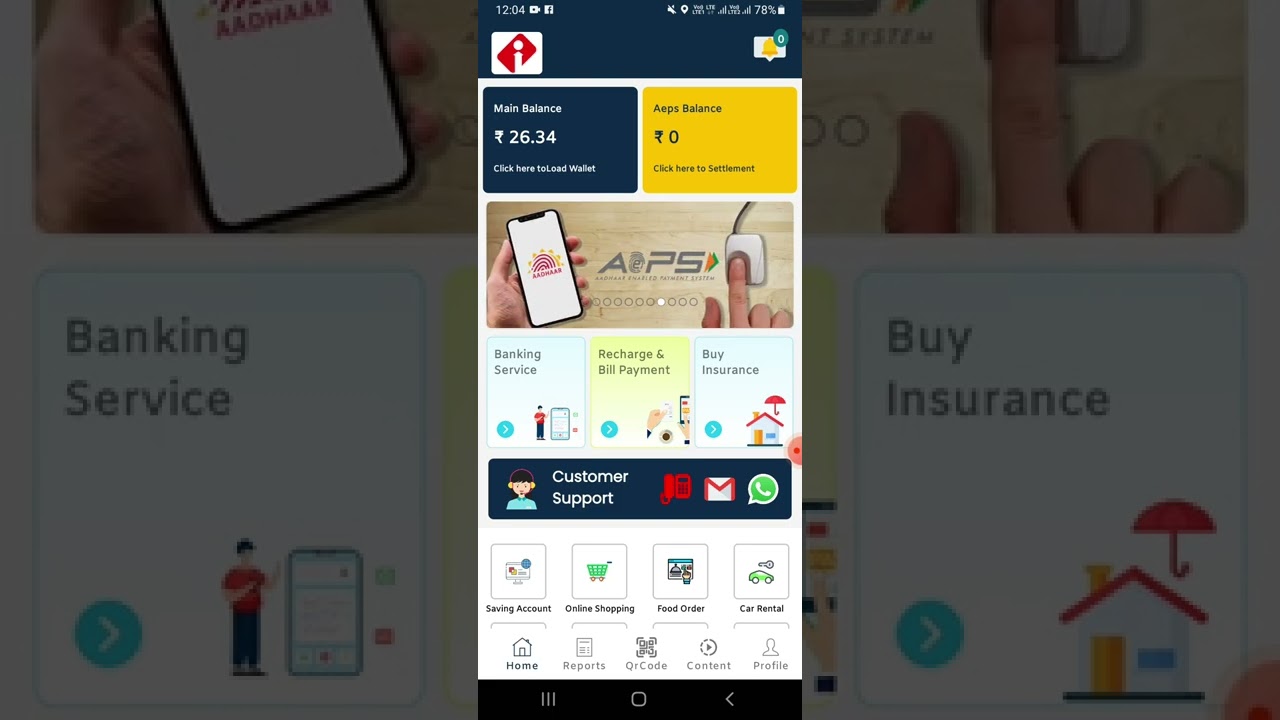 IYDA payments account opening option or bank chart seen live from iyda apps