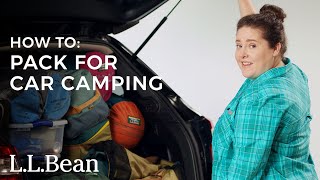 How to Pack for Car Camping