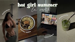 hot girl summer guide // vision board, organisation, routine sportive & authenticité