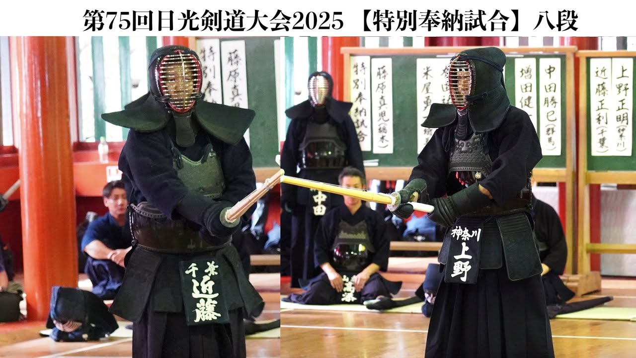 特別奉納試合5・八段【近藤正利（千葉）×上野正明（神奈川）】日光剣道 