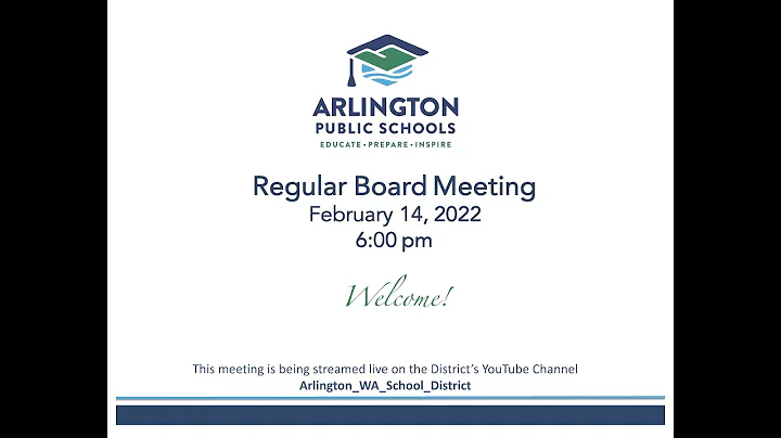 2022 02 14 Regular Board Meeting