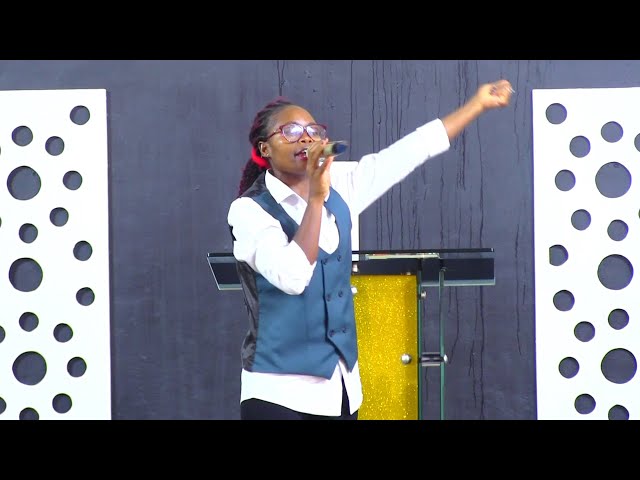 Kayesu Loice Natamba Presenting Live in Holly Spirit Fire Church Mbarara class=