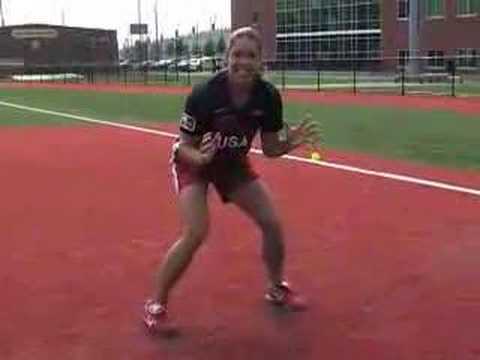 Jessica Mendoza Softball Training - RUN: Good Lead : Softball.com